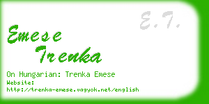 emese trenka business card